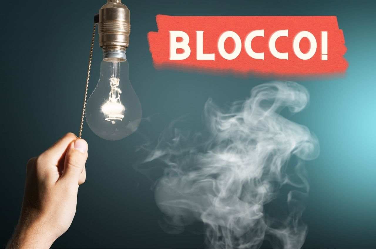 blocco luce gas