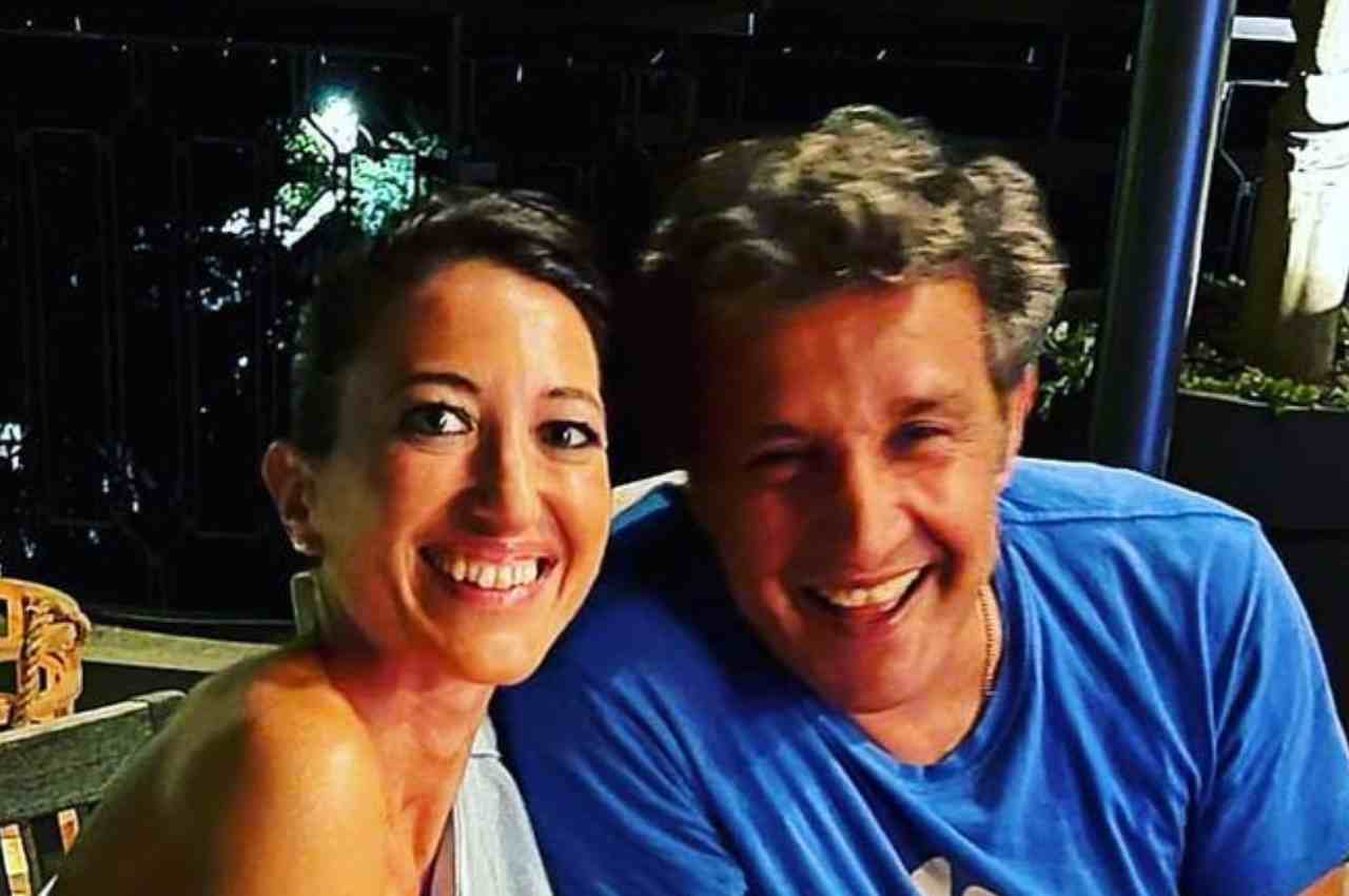 Flavio Insinna e Adriana Riccio