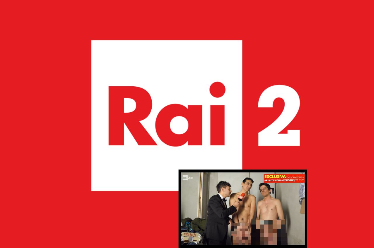 Viva Rai 2, nudi in diretta: Fabrizio Biggio e Francesco Mandelli