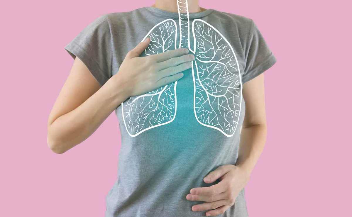 Polmoni sani con la respirazione profonda