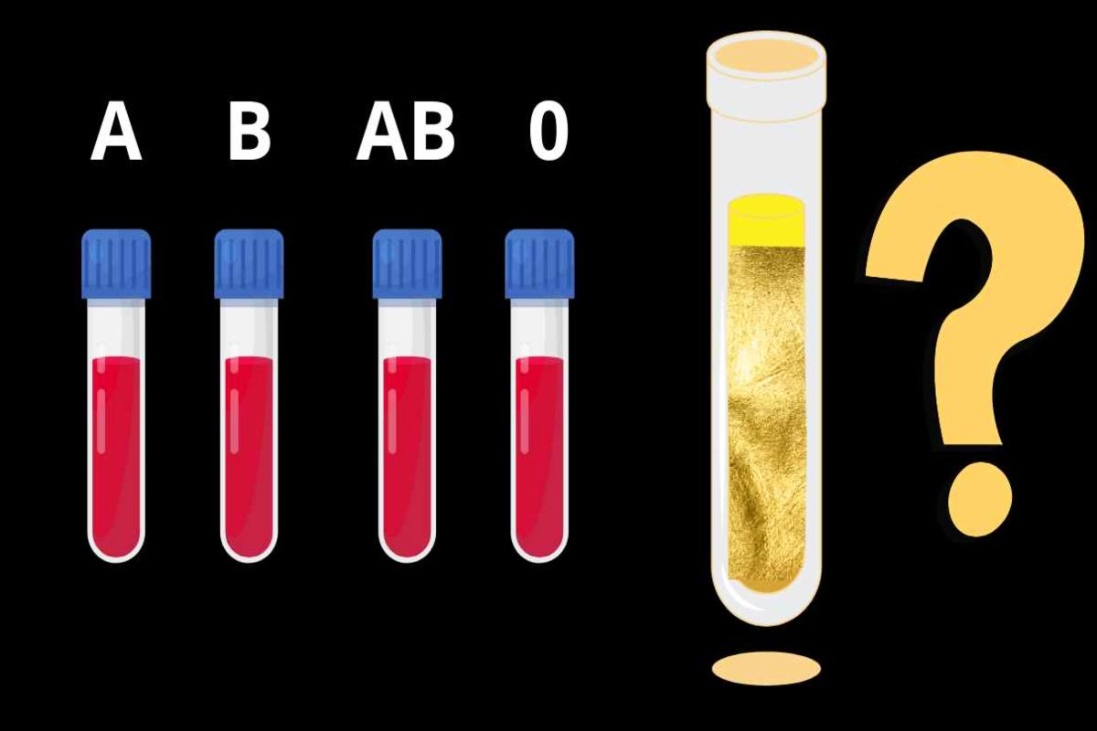 Il sangue d'oro è rarissimo