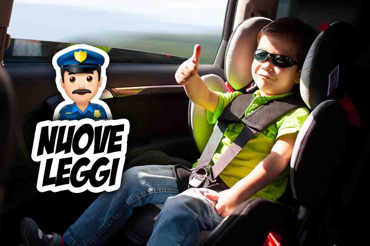 Seggiolini in auto nuove regole