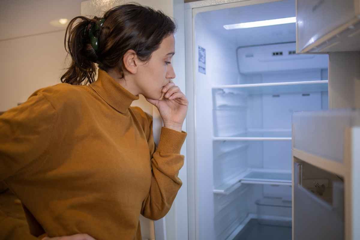 Rischi porta frigorifero aperta
