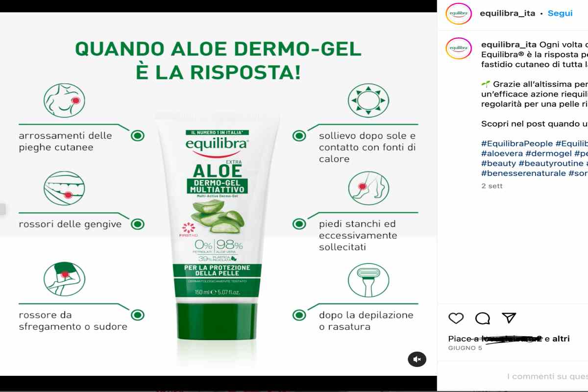 prodotto aloe vera