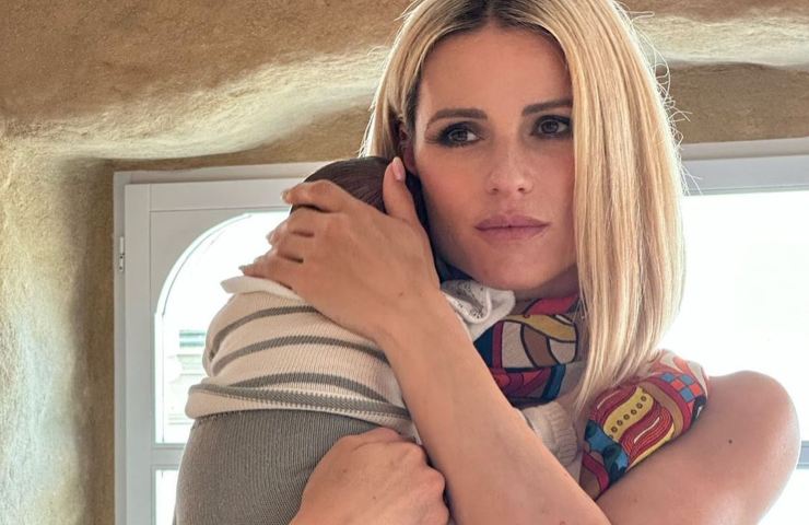 michelle hunziker non smette di piangere 