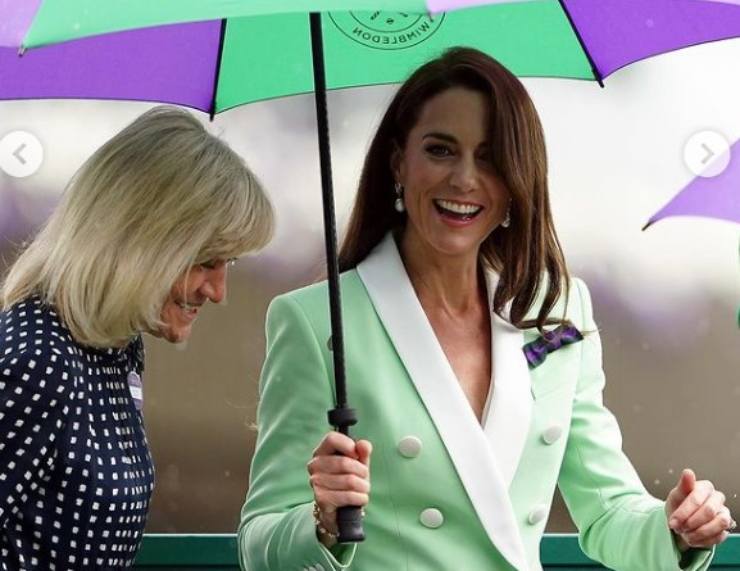Kate Middleton, l'outfit a Wimbledon sorprende tutti 
