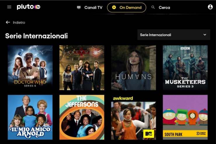 La crescita di Pluto Tv in Italia